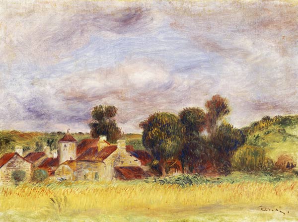 Brittany Countryside à Pierre-Auguste Renoir