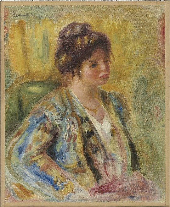 Buste de femme en costume oriental à Pierre-Auguste Renoir