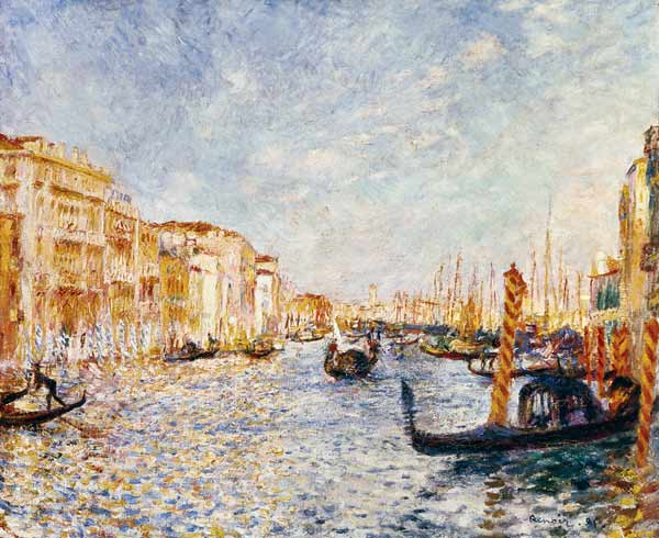 Renoir / Canal Grande in Venice / 1881 à Pierre-Auguste Renoir