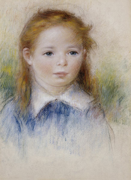 Portrait De Fillette à Pierre-Auguste Renoir