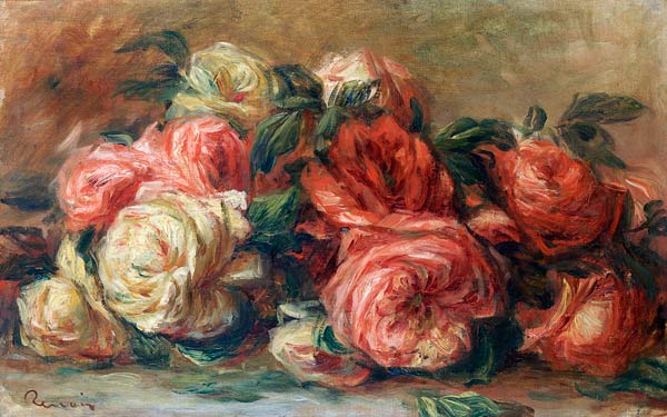 Roses écartées à Pierre-Auguste Renoir
