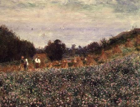 Countryside at Berneval à Pierre-Auguste Renoir