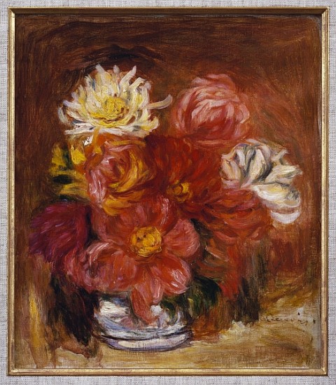 Dahlia, c.1890 à Pierre-Auguste Renoir