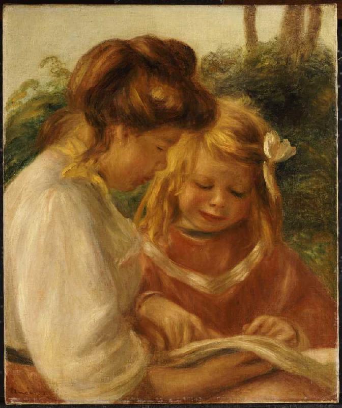 Das Alphabet, Jean und Gabrielle. à Pierre-Auguste Renoir