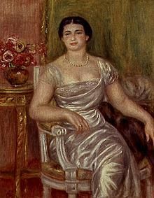 La poêtesse Alice Vallière à Pierre-Auguste Renoir