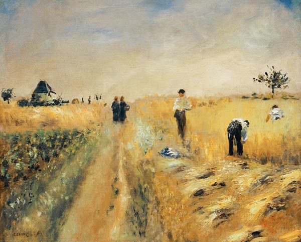 les moissoneurs à Pierre-Auguste Renoir