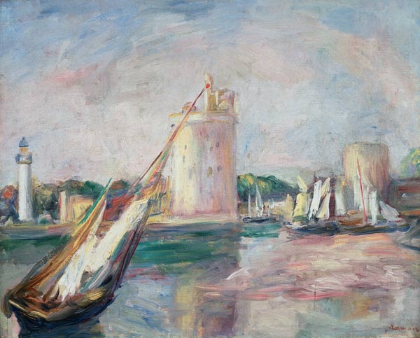 Renoir /Entree du port La Rochelle /1890 à Pierre-Auguste Renoir