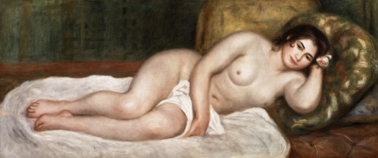 Femme nue couchée à Pierre-Auguste Renoir
