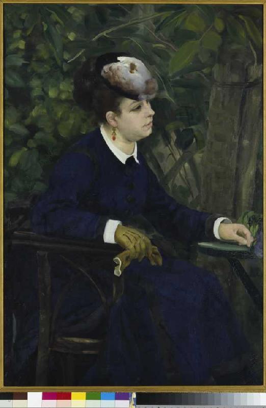 Femme à la Mouette (avec le Moevenhut) à Pierre-Auguste Renoir