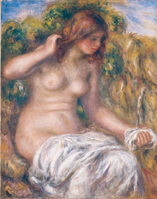 Woman by Spring à Pierre-Auguste Renoir