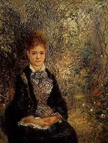Jeune femme dans le jardin (La Grisette) à Pierre-Auguste Renoir