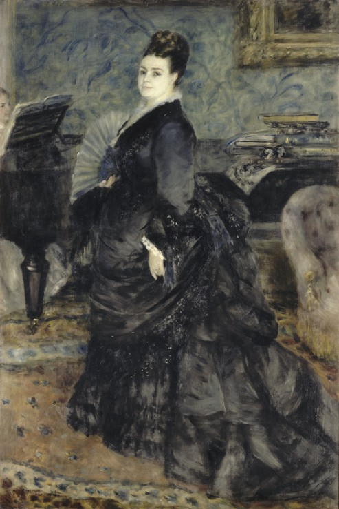 Portrait of a Woman, called of Mme Georges Hartmann à Pierre-Auguste Renoir
