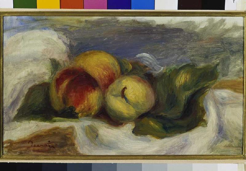 nature morte à Pierre-Auguste Renoir