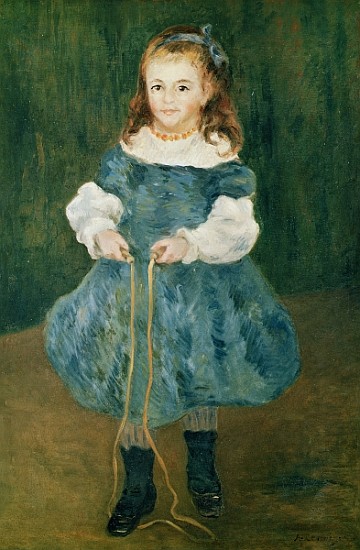Girl with a skipping rope à Pierre-Auguste Renoir