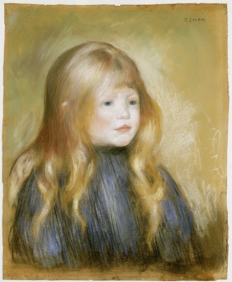 Head of a Child à Pierre-Auguste Renoir