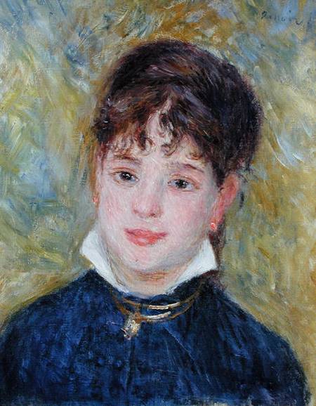 Head of a Young Woman (Jeanne Samary) à Pierre-Auguste Renoir