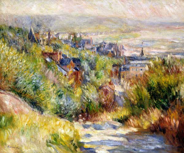 Hügelige Landschaft bei Trouville. à Pierre-Auguste Renoir