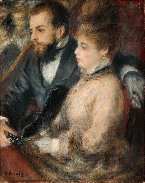 In the Loge à Pierre-Auguste Renoir