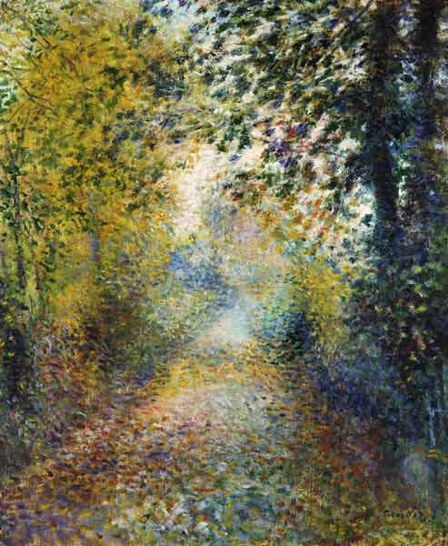 Dans les bois à Pierre-Auguste Renoir