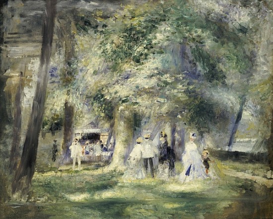 In the Park at Saint-Cloud à Pierre-Auguste Renoir