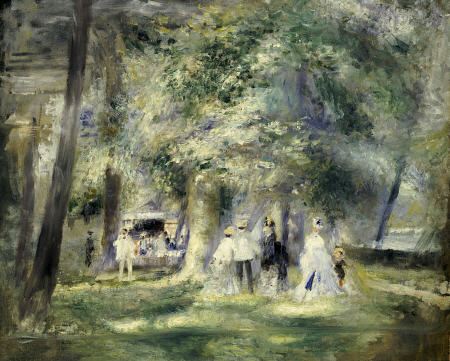 In The Park At Saint-Cloud à Pierre-Auguste Renoir
