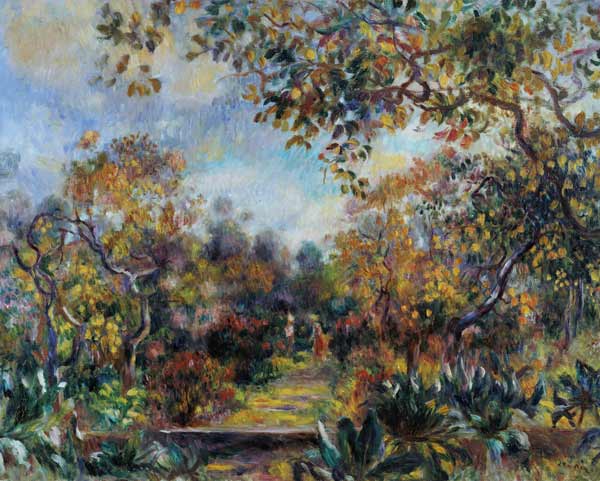 Paysage à Beaulieu à Pierre-Auguste Renoir