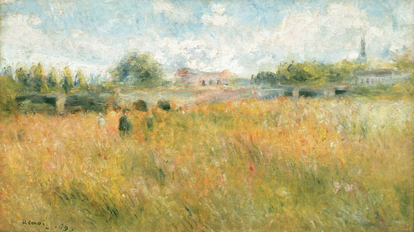 Renoir / Landscape at the Seine / 1879 à Pierre-Auguste Renoir