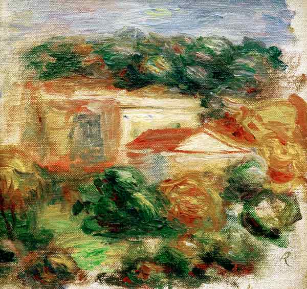 P.-A.Renoir, Landschaft am Mittelmeer à Pierre-Auguste Renoir