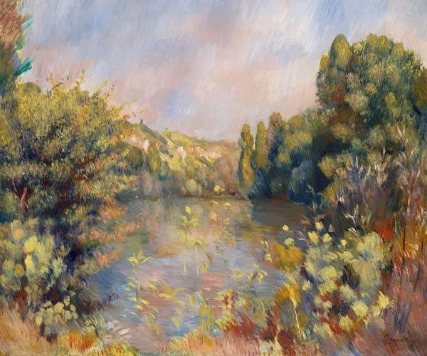 Lakeside Landscape à Pierre-Auguste Renoir