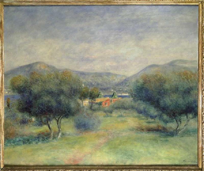 Paysage à Toulons. à Pierre-Auguste Renoir