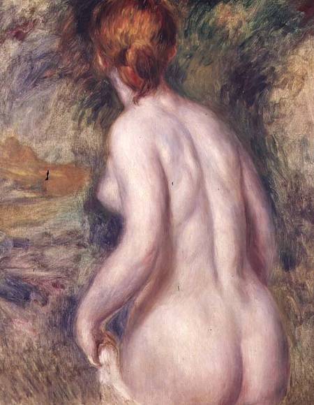 LAR/4686 Nude (Woman Bathing) à Pierre-Auguste Renoir