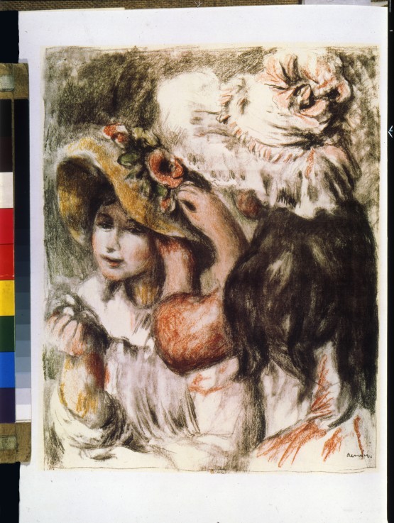 Le Chapeau épinglé (Pinning the Hat) à Pierre-Auguste Renoir