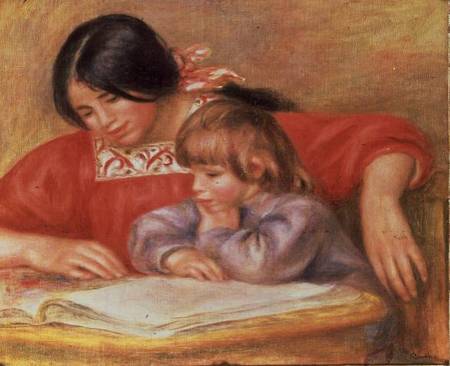 Leontine and Coco à Pierre-Auguste Renoir