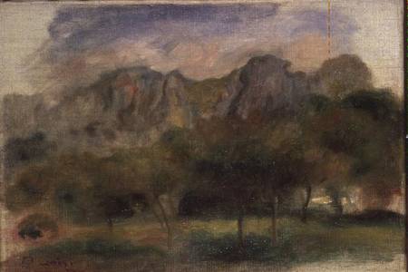Les Alpilles à Pierre-Auguste Renoir