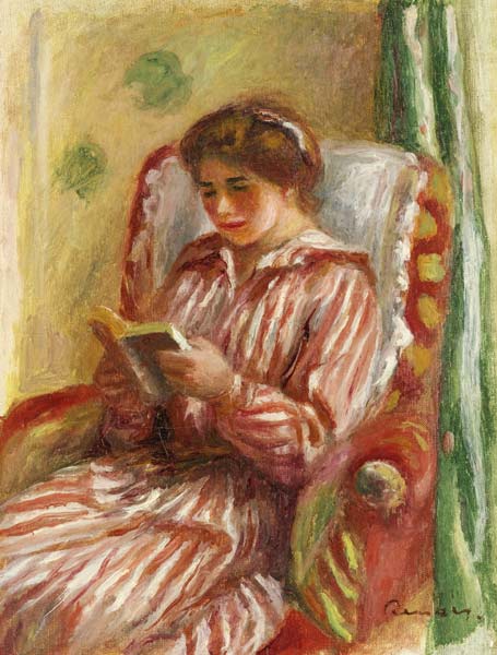 Gabrielle Reading à Pierre-Auguste Renoir