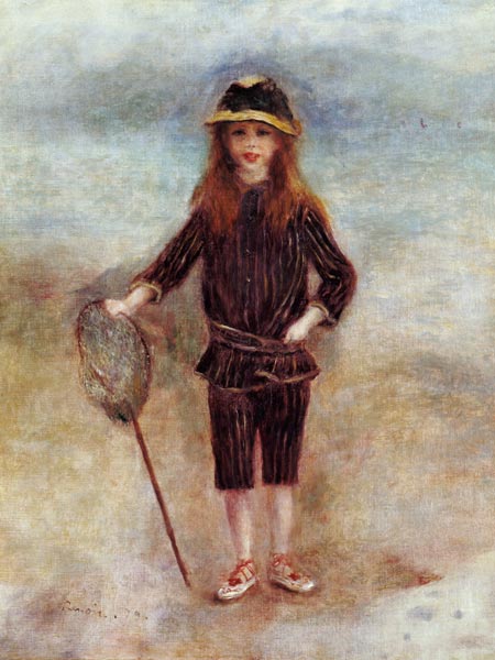 The Little Fisherwoman (Marthe Berard) à Pierre-Auguste Renoir