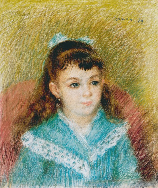 Portrait of a Young Girl (Elisabeth Maître) à Pierre-Auguste Renoir