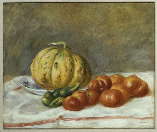 Melon and Tomatoes à Pierre-Auguste Renoir