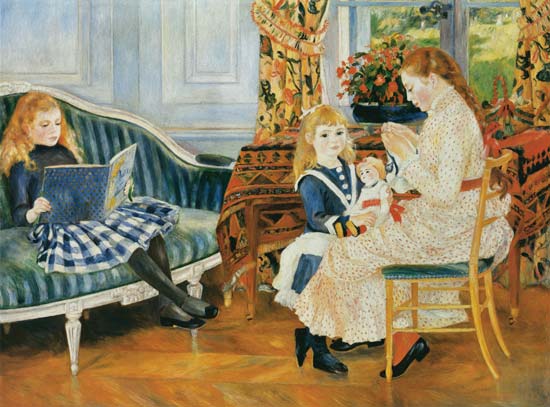 L'aprèsmidi des enfants à Wargemont à Pierre-Auguste Renoir