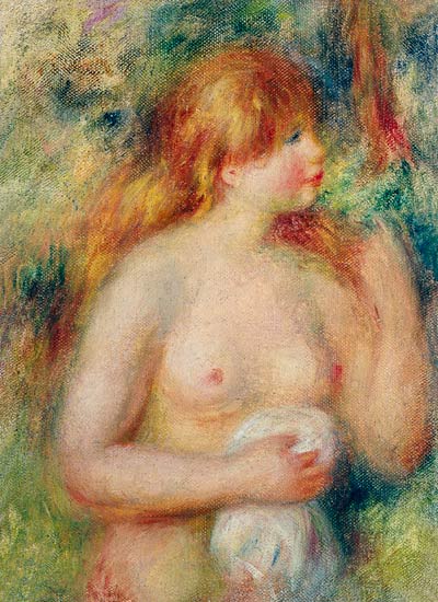 jeune fille nue à Pierre-Auguste Renoir
