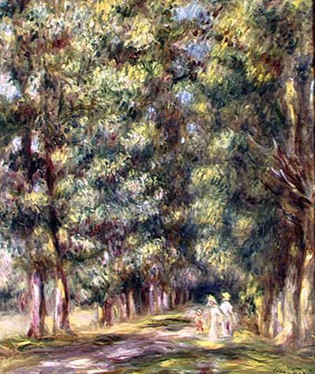 Chemin dans les bois à Pierre-Auguste Renoir