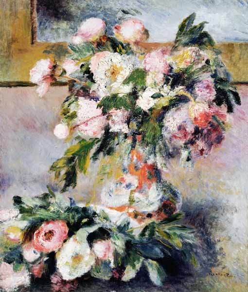 Peonies à Pierre-Auguste Renoir