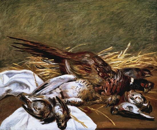 Pheasant, Sparrow and Grouse à Pierre-Auguste Renoir