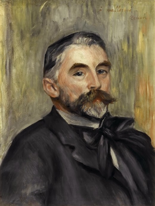 Portrait of Stéphane Mallarmé (1842-1898) à Pierre-Auguste Renoir