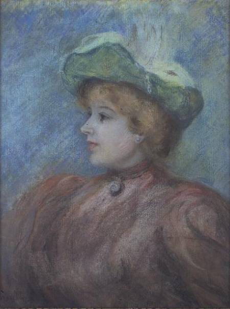 Portrait of Mademoiselle Dieterle à Pierre-Auguste Renoir