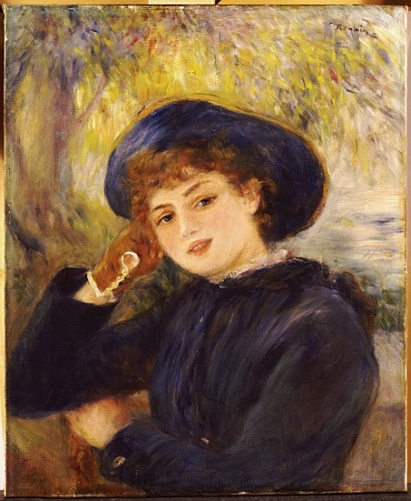 Portrait of Mademoiselle Demarsy à Pierre-Auguste Renoir