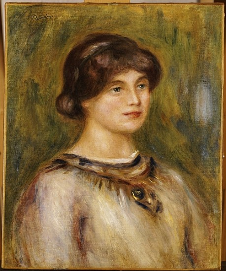 Portrait of Marie Lestringuez à Pierre-Auguste Renoir