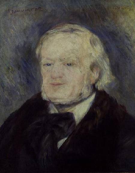 Portrait of Richard Wagner (1813-83) à Pierre-Auguste Renoir
