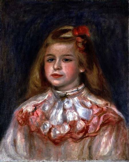 Portrait of a Young Girl à Pierre-Auguste Renoir