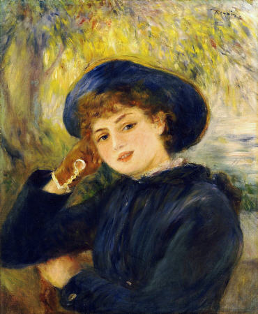 Portrait Of Madamoiselle Demarsy à Pierre-Auguste Renoir